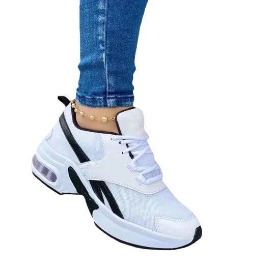 Damen Sportliche Sneakers mit Luftpolstertechnologie und atmungsaktivem Obermaterial EB