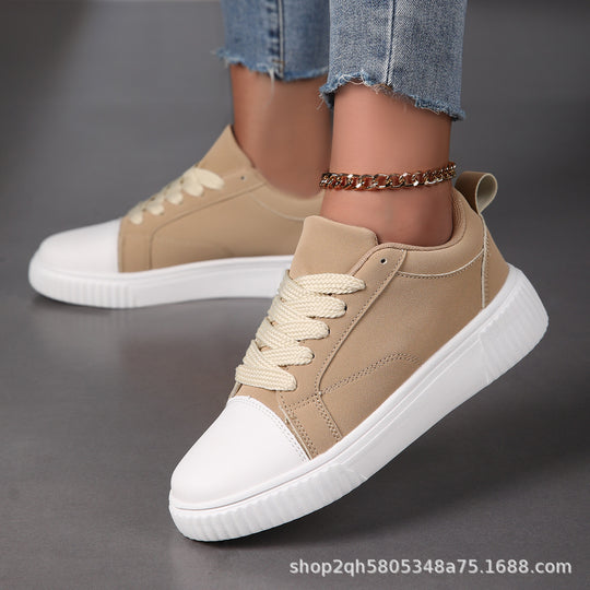Damen Fashion Sneakers mit atmungsaktivem Obermaterial und rutschfester Sohle EB
