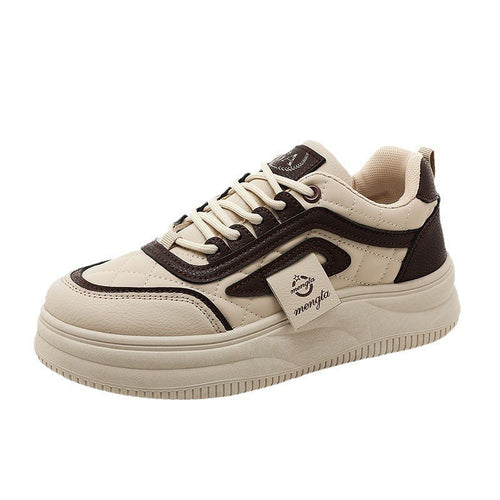 Damen modische Sneakers mit sportlichem Design und dämpfender Laufsohle EB