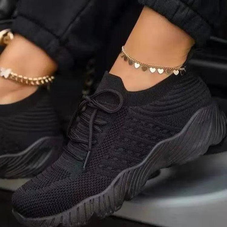 Damen Leichte atmungsaktive Sportsneakers mit flexibler Sohle EB