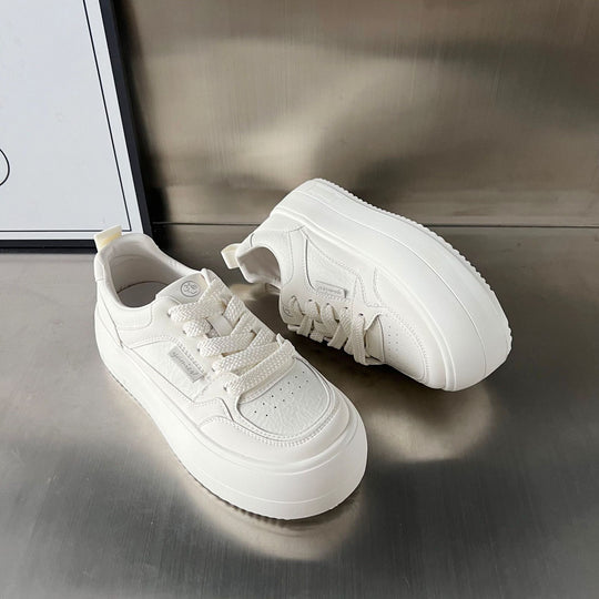 Damen Plateau-Sneaker mit modischer Struktur und rutschfester Sohle EB