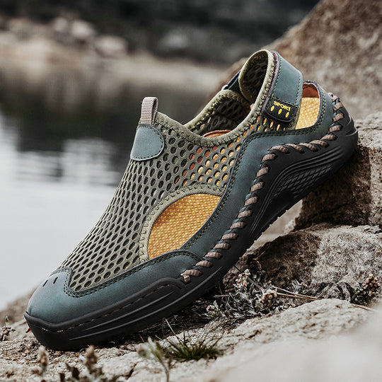 Damen Atmungsaktive Wassersportschuhe mit rutschfester Sohle und flexiblem Netzoberteil EB