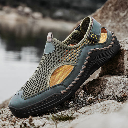 Damen Atmungsaktive Wassersportschuhe mit rutschfester Sohle und flexiblem Netzoberteil EB