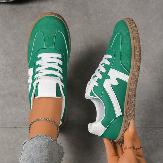 Damen Sportliche Sneakers mit hochwertigem Obermaterial und dämpfender Sohle EB