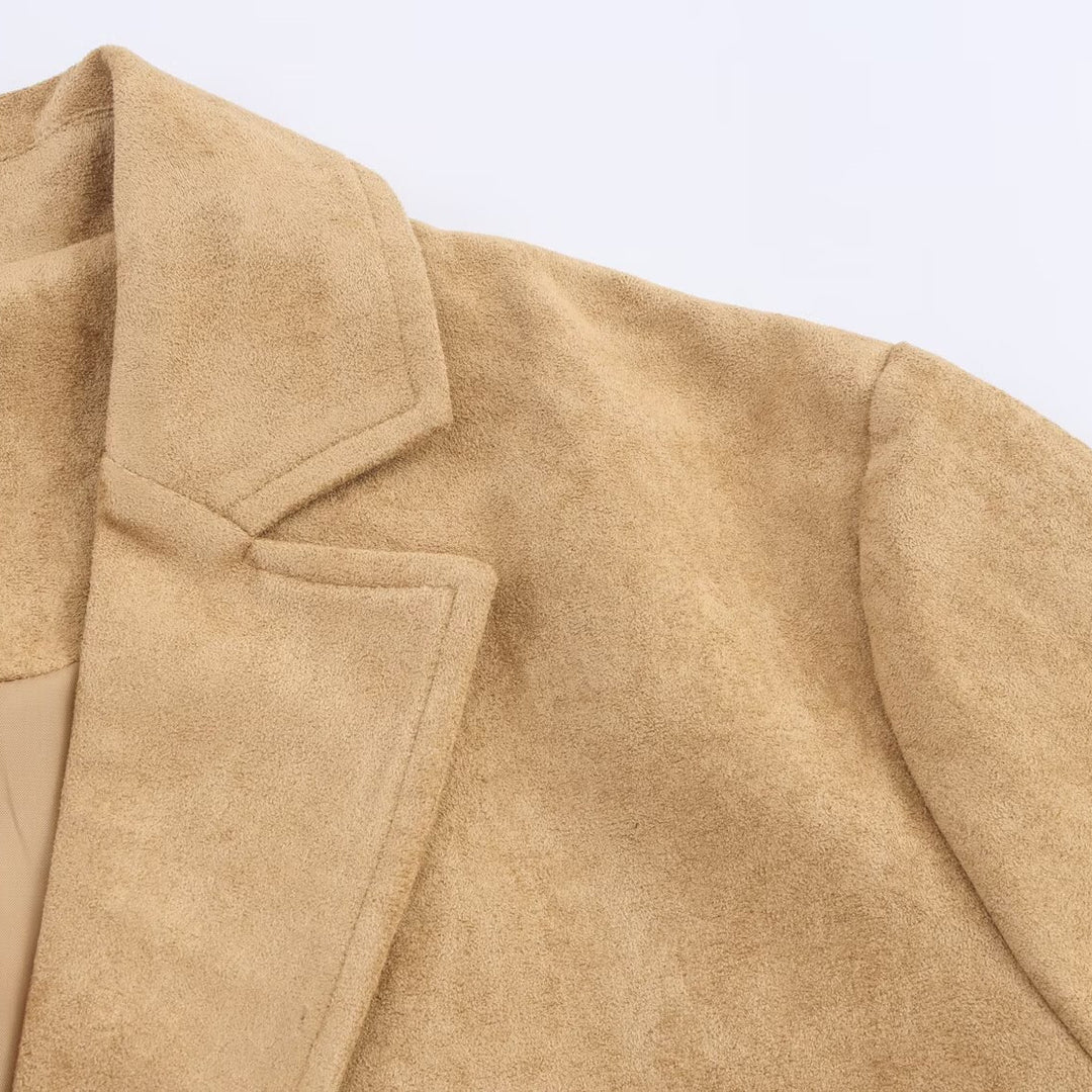 Damen elegante Velourjacke EB