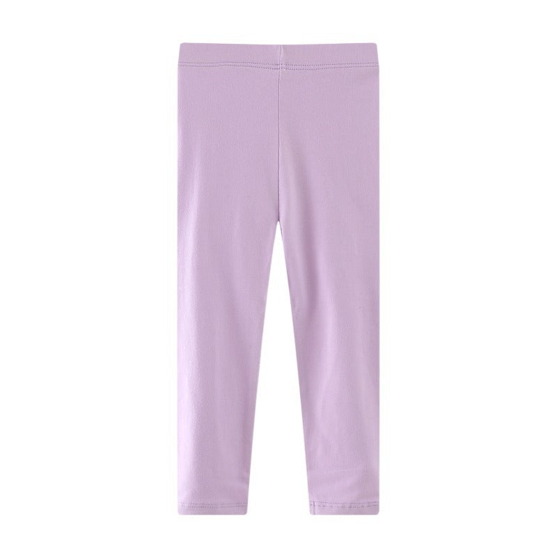 Mädchen Leggings aus elastischem Jersey-Material EB