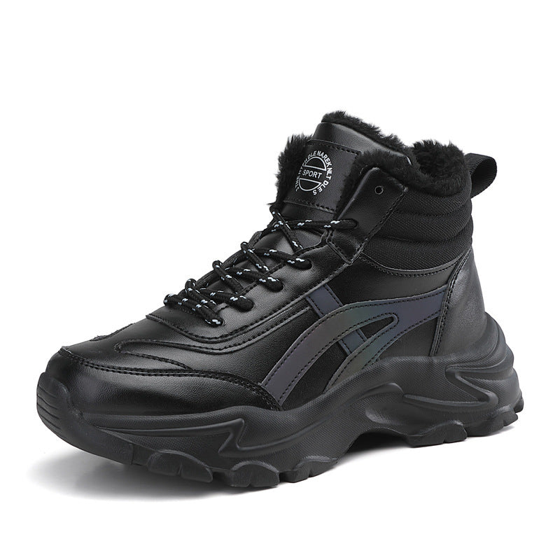 Damen Sportliche Winterstiefel mit isolierendem Futter und rutschfester Sohle EB