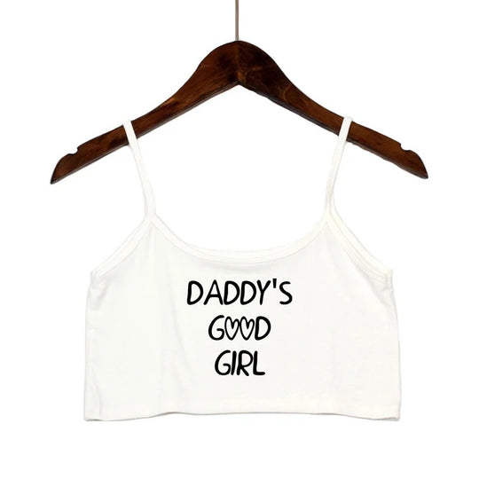 Damen modisches Crop-Top mit verzierten Trägern EB