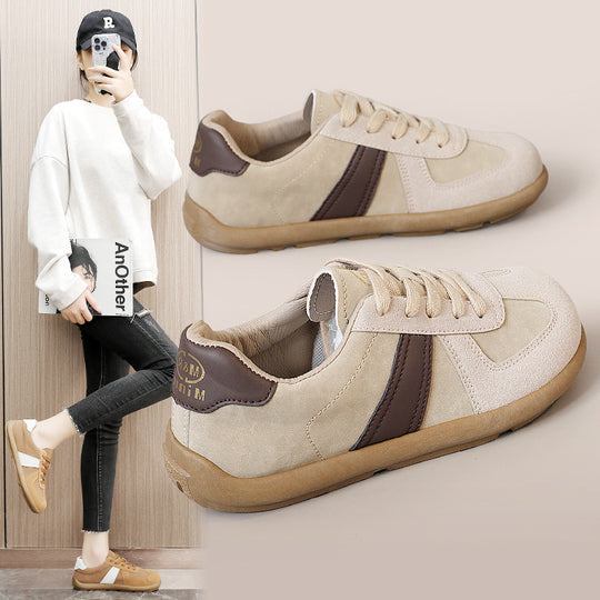 Damen Sportliche Sneakers mit atmungsaktiver Oberflächenstruktur und rutschfester Sohle EB