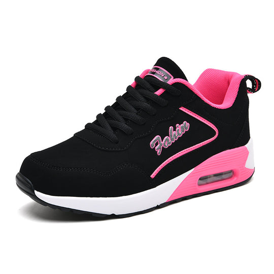 Damen Sportliche Sneakers mit atmungsaktiver Mesh-Oberfläche und dämpfendem Fußbett EB