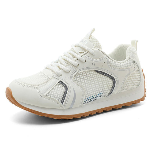 Damen Sportliche Sneakers mit atmungsaktivem Mesh-Obermaterial und stoßdämpfendem Fußbett EB