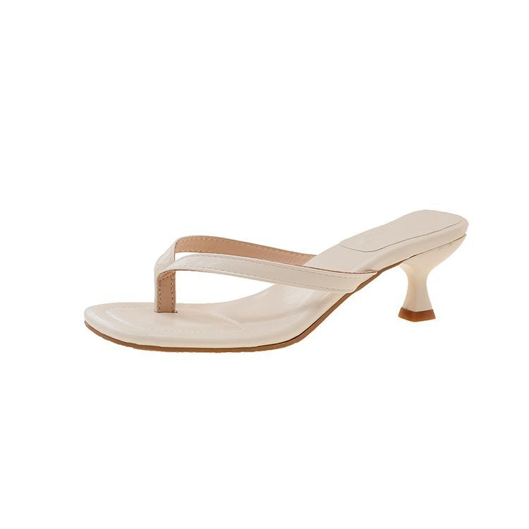 Damen Elegante Slipper mit elegantem Absatz EB