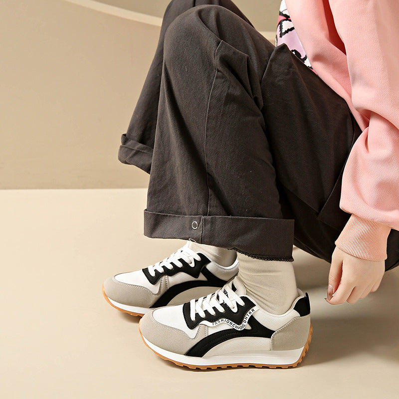 Damen Sportliche Sneakers mit atmungsaktiver Mesh-Oberfläche und komfortabler Dämpfung EB