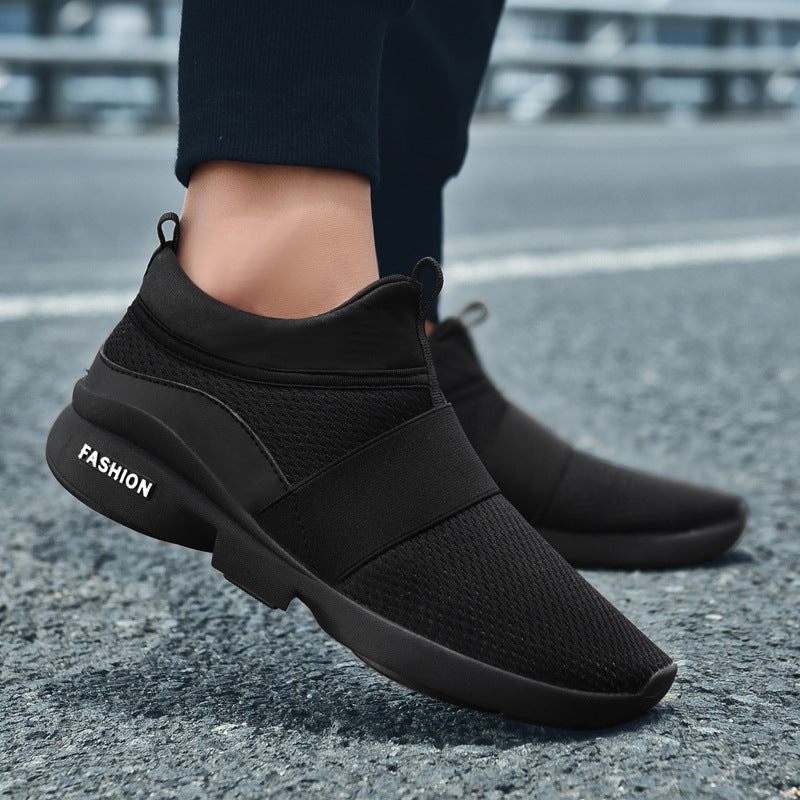 Damen Leichte Slip-On Sneakers mit atmungsaktivem Obermaterial EB