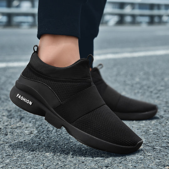 Damen Leichte Slip-On Sneakers mit atmungsaktivem Obermaterial EB