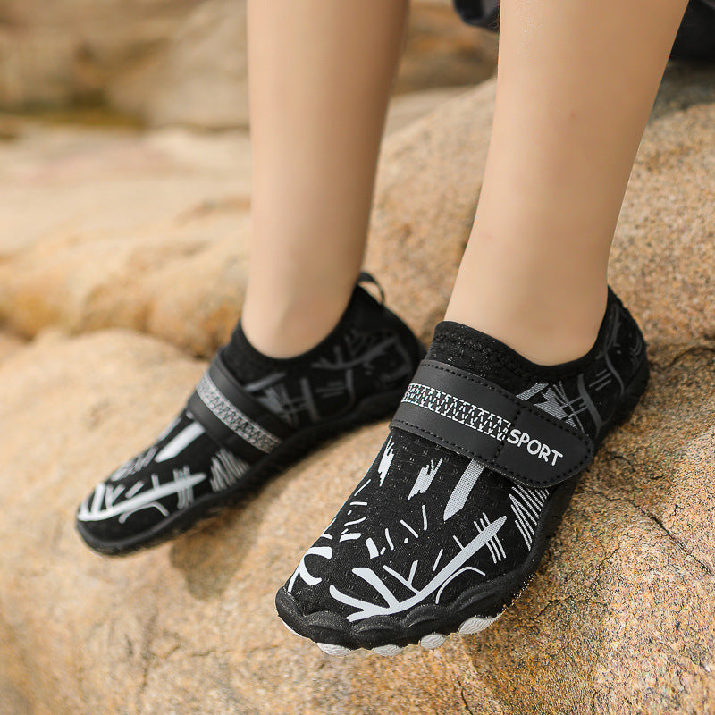 Damen Sportliche Schwimmschuhe mit nachhaltigem Material und elastischem Klettverschluss EB