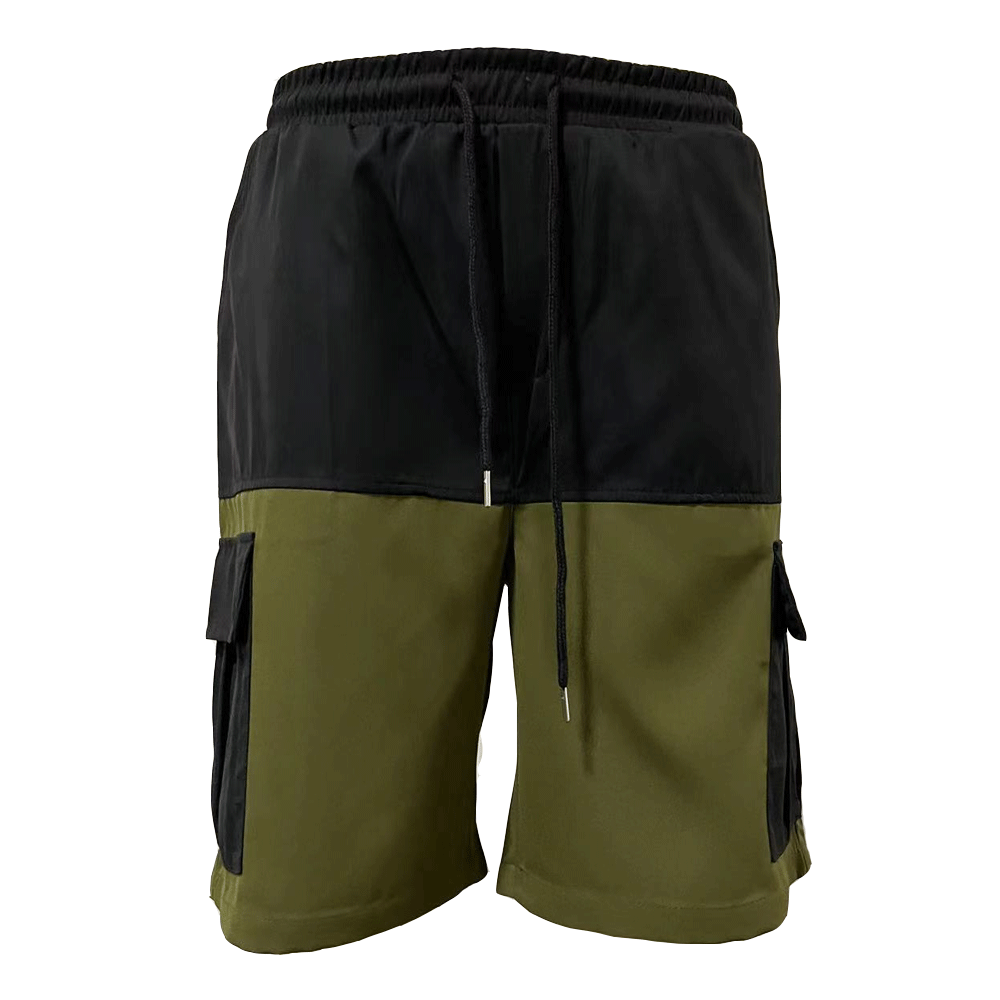 Herren Cargo-Shorts mit zahlreichen Taschen und elastischem Bund EB