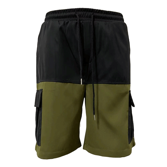 Herren Cargo-Shorts mit zahlreichen Taschen und elastischem Bund EB