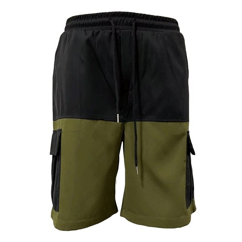 Herren Cargo-Shorts mit zahlreichen Taschen und elastischem Bund EB