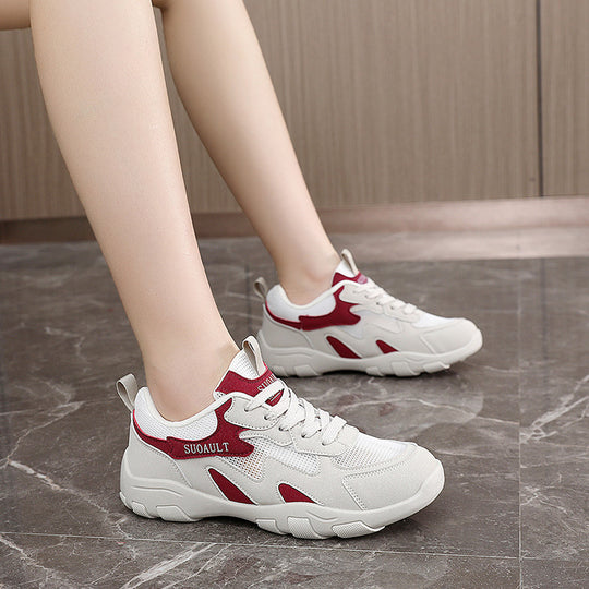 Damen Sportliche Mesh-Sneaker mit ergonomischer Dämpfung und rutschfestem Profil EB