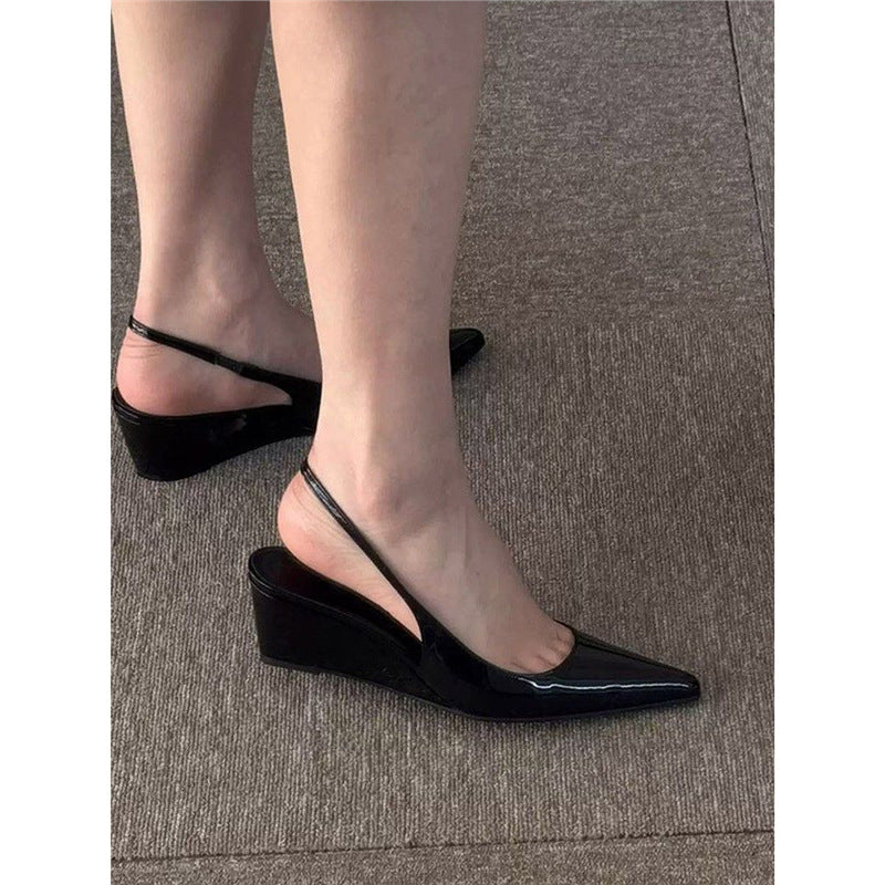 Damen Slingback High Heel Schuhe mit spitzem Design EB
