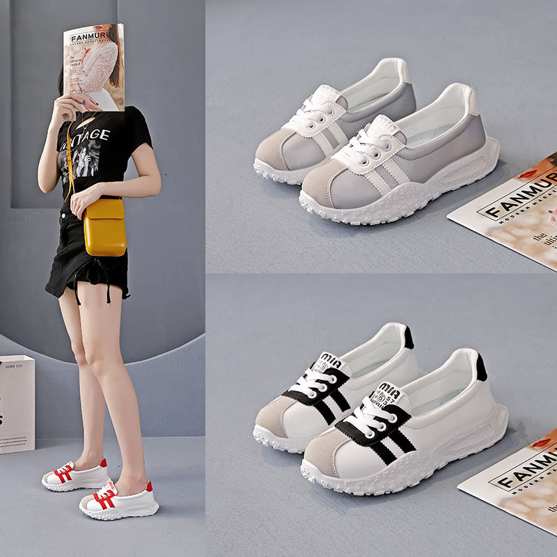 Damen Sportliche Sneakers mit elastischem Komfort und rutschfester Sohle EB