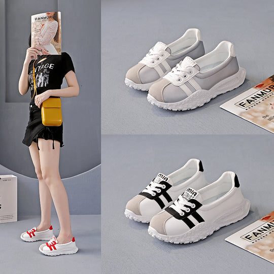 Damen Sportliche Sneakers mit elastischem Komfort und rutschfester Sohle EB