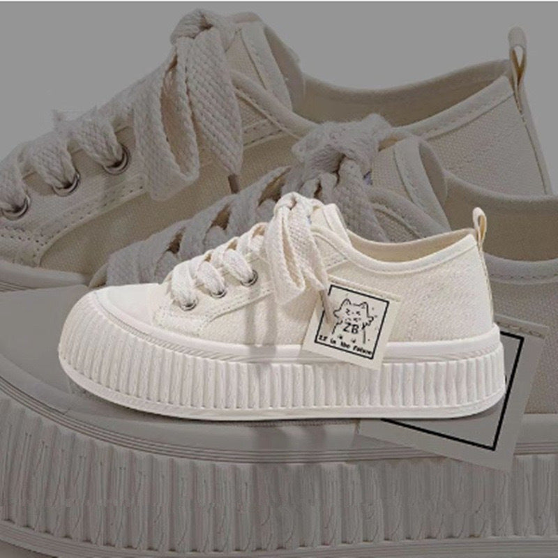 Damen Sneaker mit trendiger Plateau-Sohle und komfortablem Obermaterial EB