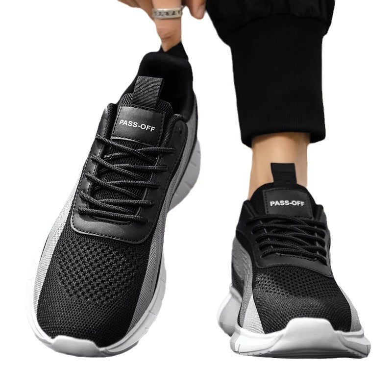 Damen Sportliche Sneakers mit atmungsaktiver Mesh-Oberfläche und stabiler Laufsohle EB 1773460156