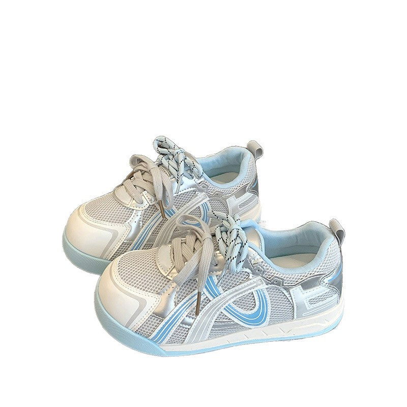 Damen Trendige Sneakers mit atmungsaktiver Mesh-Oberfläche und komfortabler Dämpfung EB
