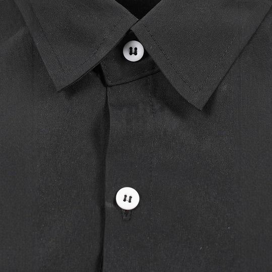 Herren Elegantes Kurzarmhemd mit asymmetrischem Design EB