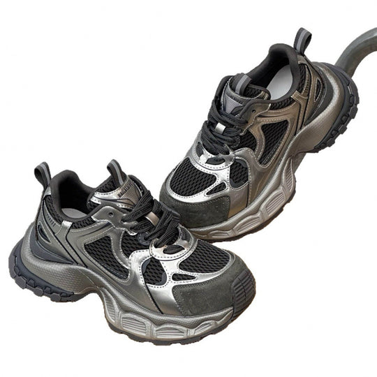 Damen Sportliche High-Performance Sneakers mit leichtem Mesh-Obermaterial und stoßdämpfender Sohle EB