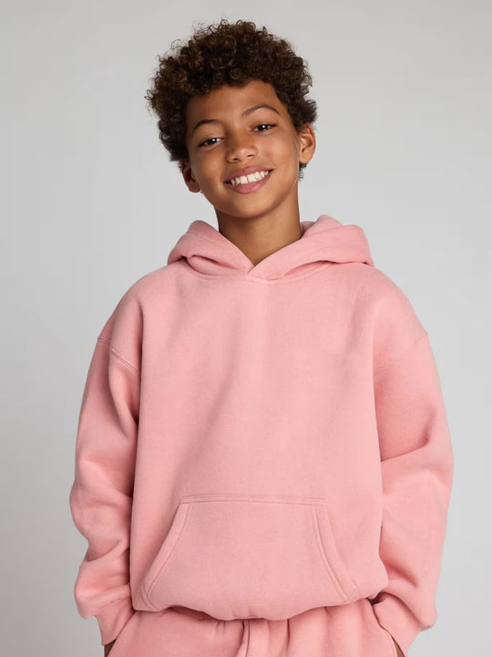 Damen lässiger Fleece-Jumpsuit mit geräumiger Kapuze und praktischen Taschen EB