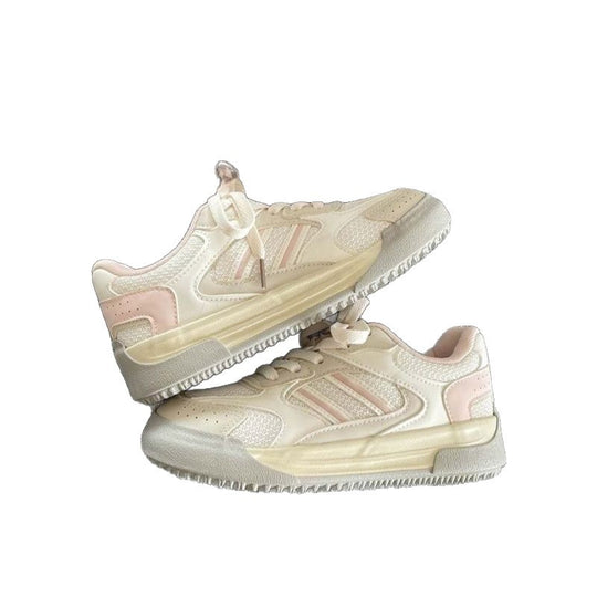 Damen Sportliche Sneakers mit atmungsaktiven Mesh-Einsätzen und bequemer Dämpfung EB