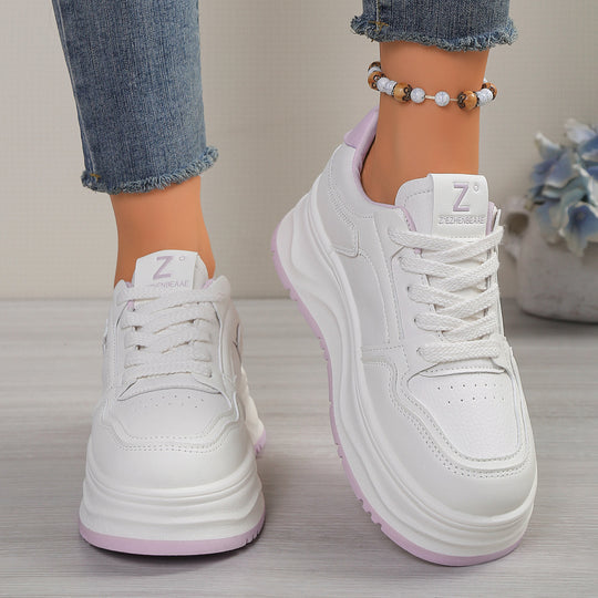 Damen Sportliche Sneaker mit dämpfender Laufsohle und modischem Design EB