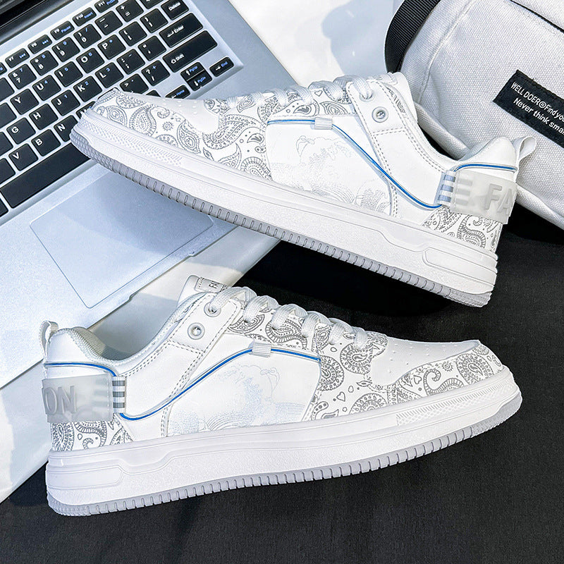 Damen Sneakers mit kunstvoller Paisley-Musterung und atmungsaktiver Oberflächenstruktur EB