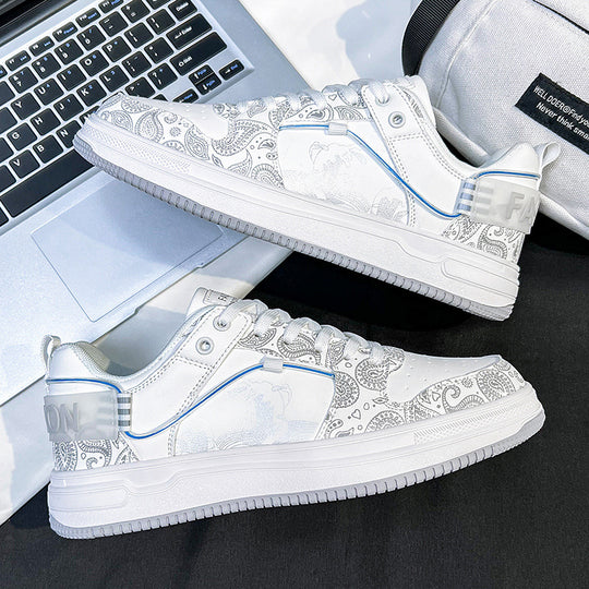 Damen Sneakers mit kunstvoller Paisley-Musterung und atmungsaktiver Oberflächenstruktur EB