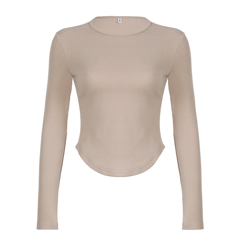 Damen nan legerer Palazzo-Loungehose mit Umschlagbund und weichem Baumwollstretch EB