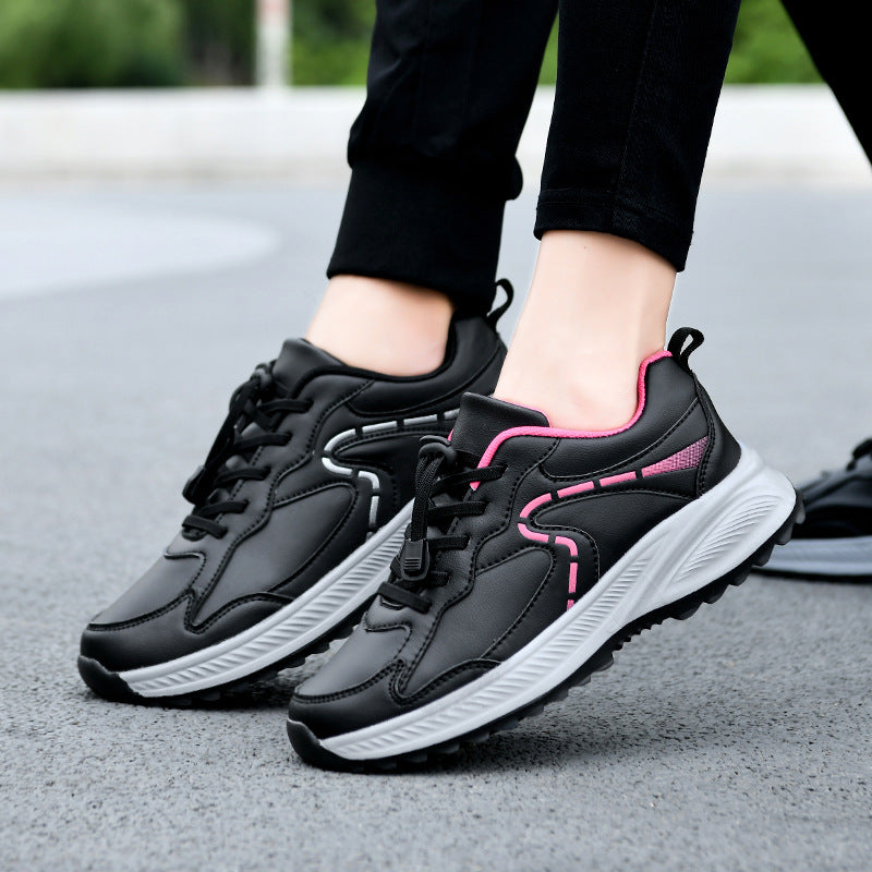 Damen Sportliche Freizeitschuhe mit Schnellverschluss und polsternder Sohle EB