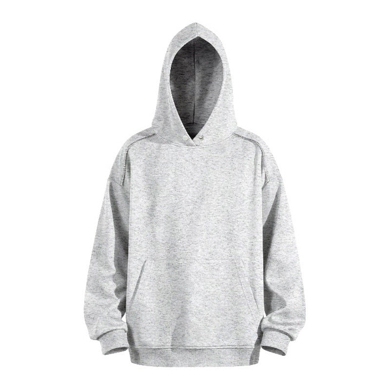 Damen Kapuzenpullover aus weichem Fleece mit praktischen Taschen EB