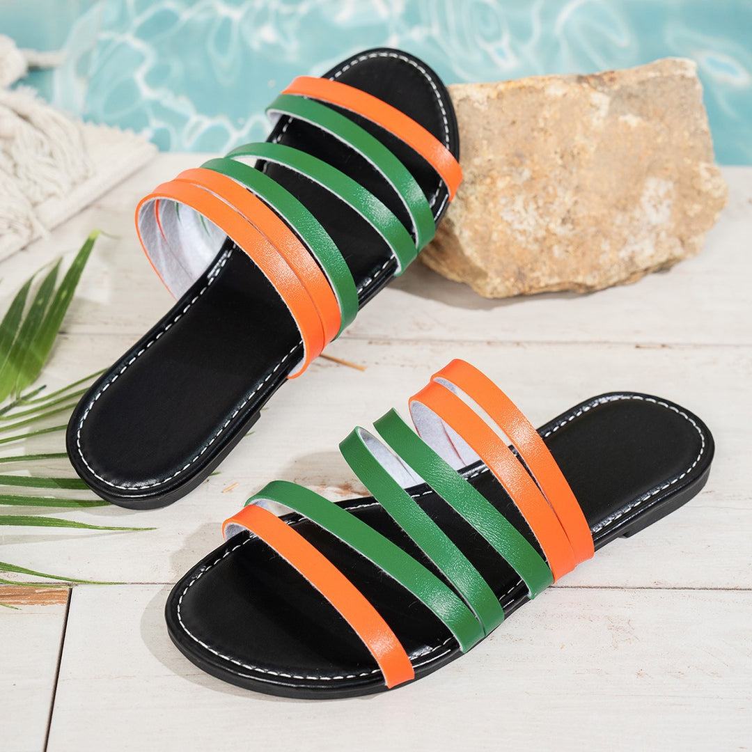 Damen Riemensandalen mit multifunktionalen Crosstriemen EB