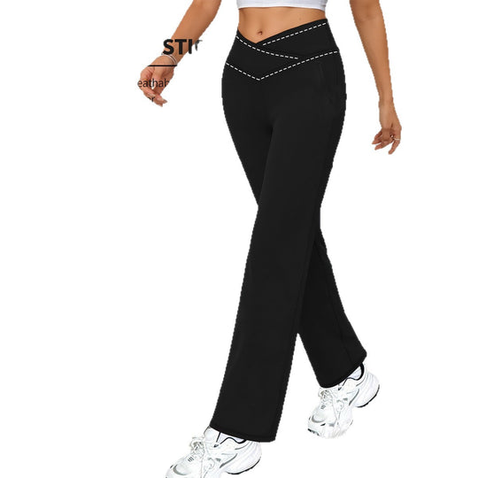 Damen Kompressionshose mit hoher Taille und Tummy Control EB