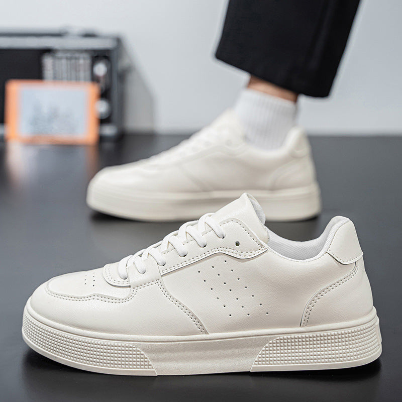 Damen Sportliche Sneaker aus hochwertigem Leder mit dämpfender Laufsohle EB