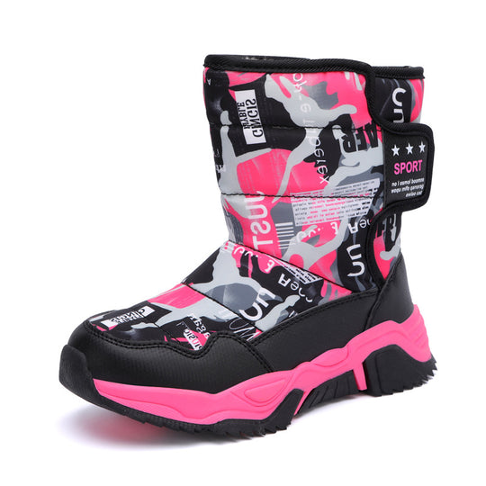 Damen Sportliche Winterstiefel mit rutschfester Sohle und isolierendem Futter EB