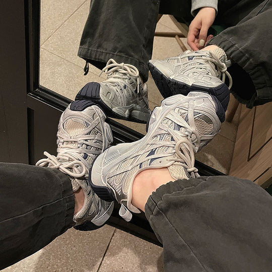 Damen Sportliche Multifunktionale Sneakers mit dämpfendem Laufsohlendesign EB