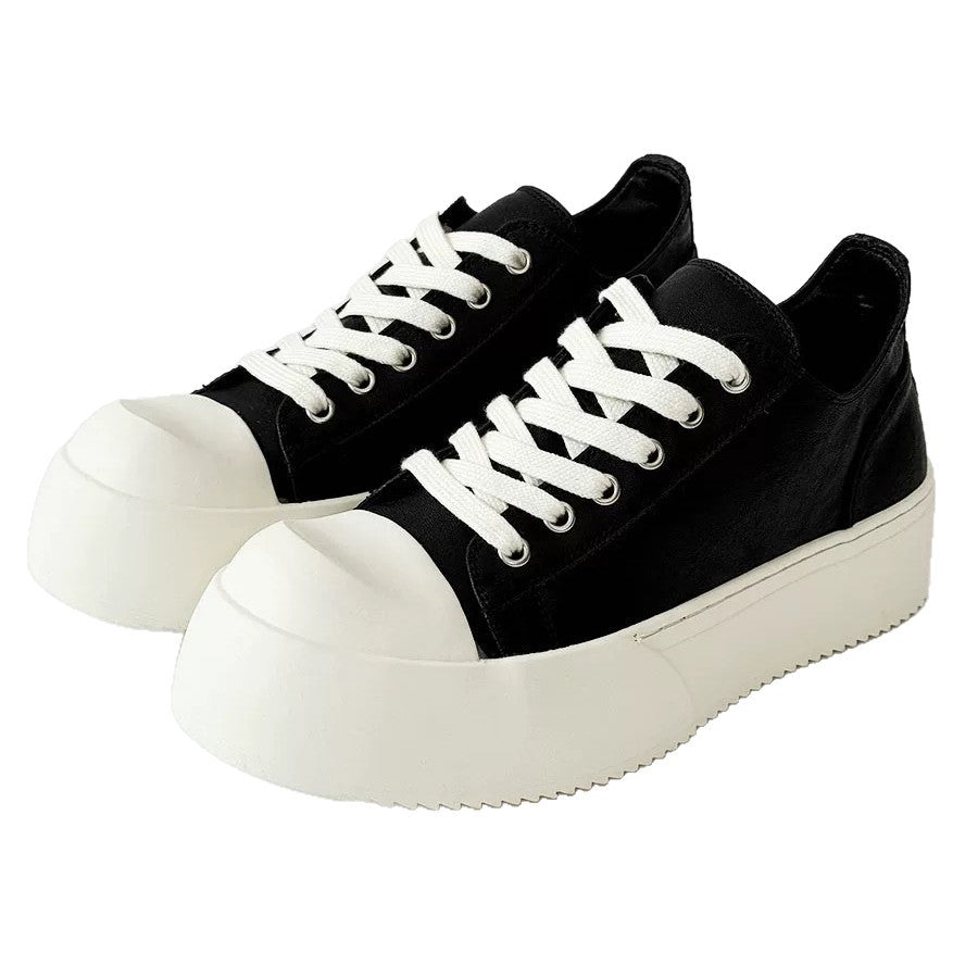 Damen Plateau-Sneaker im minimalistischen Design mit dicker Sohle EB