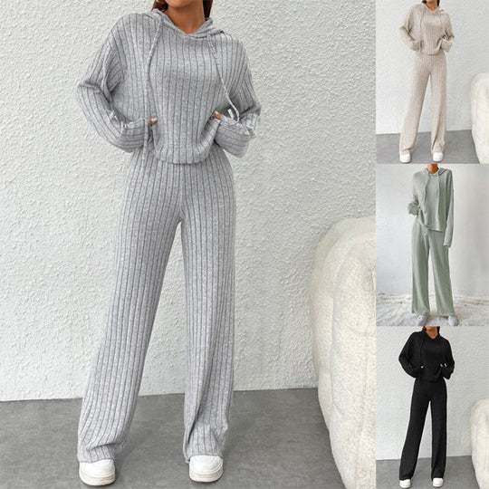 Damen lässiger Strickanzug EB