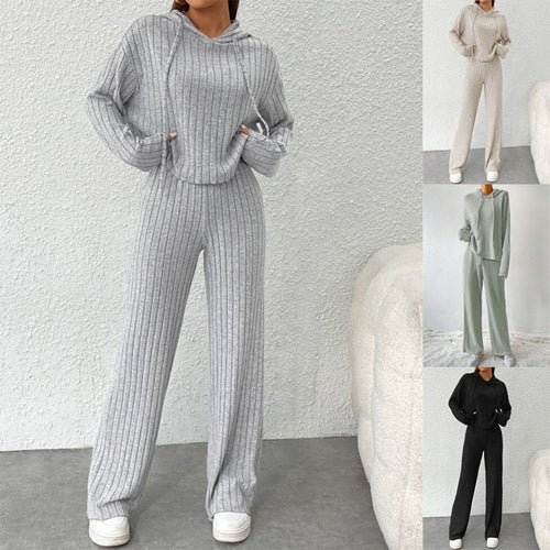 Damen lässiger Strickanzug EB