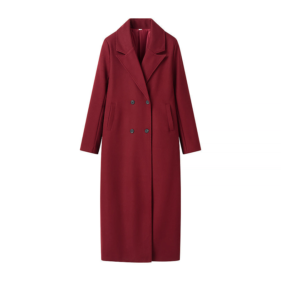Damen eleganter Doppelreiher-Mantel EB