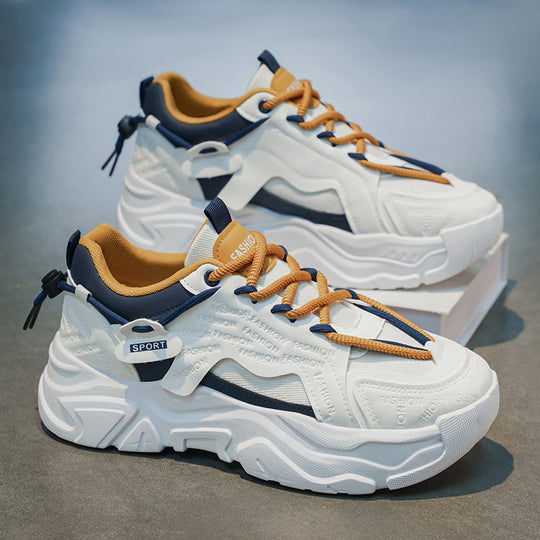 Damen Chunky Fashion Sneakers mit sportlichem Design und atmungsaktivem Obermaterial EB